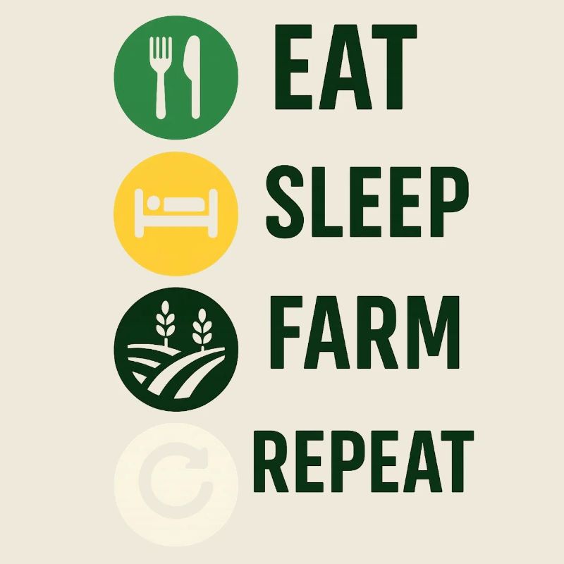 Mangez le sommeil Répéter Ferme