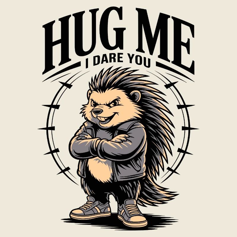 Umarme mich, ich fordere dich heraus, Igel