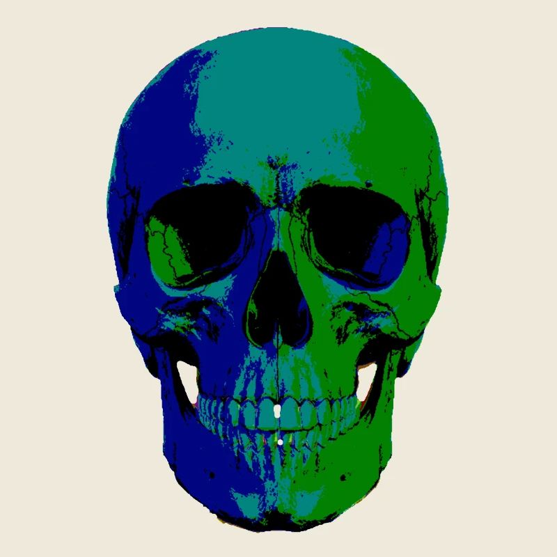 Toxic Skull – Screen Print from the Underworld