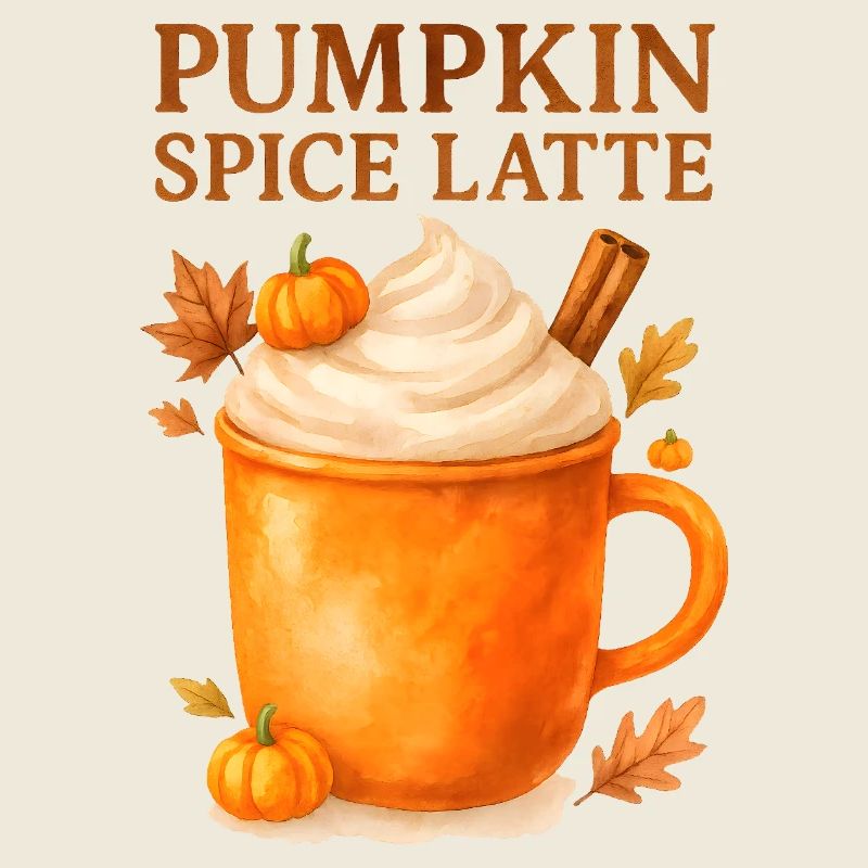 Pumpkin Spice Latte Design