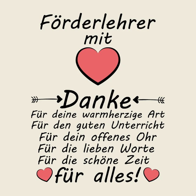 Förderlehrer Danke sagen zum Abschied