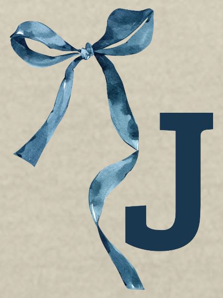 Monogram j Geschenkidee