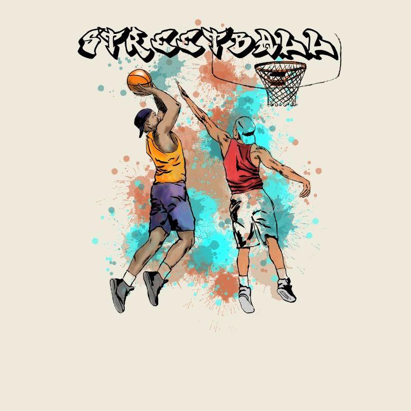 Basketball Action Illustration