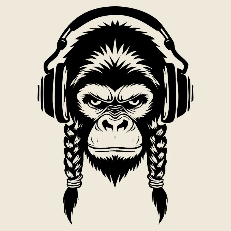 Beat Monkey Head Bass Drop Edition Shirt
