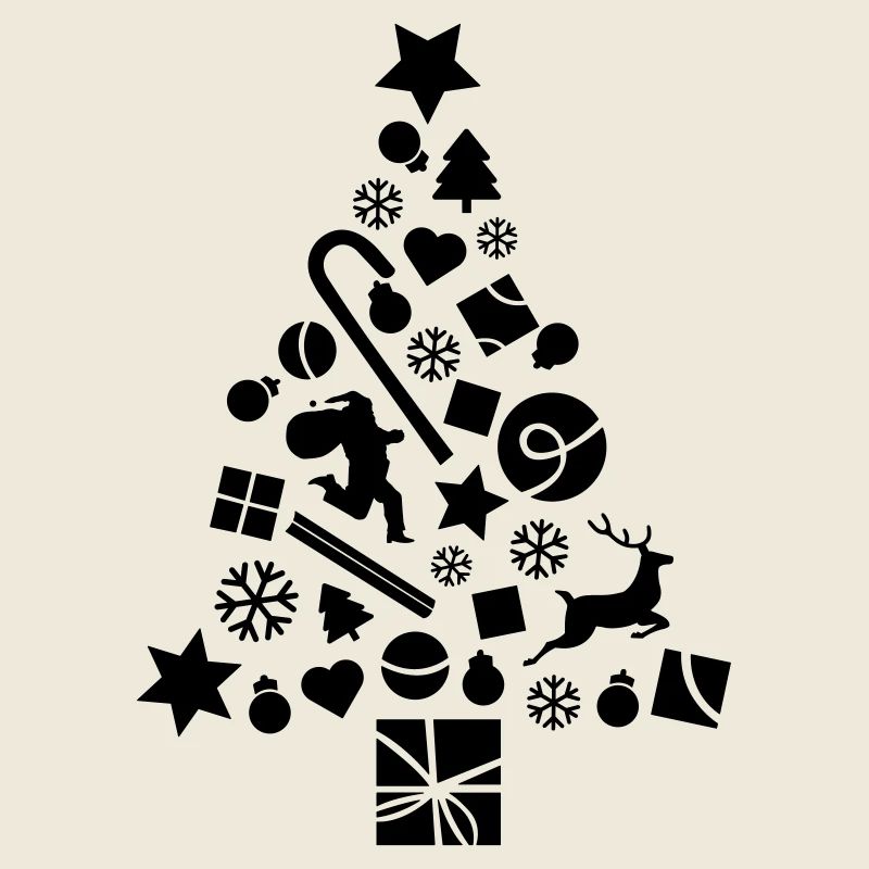 Weihnachtsbaum voller Dekoration