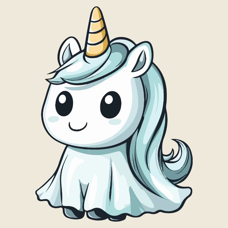 Einhorn Halloween Geist