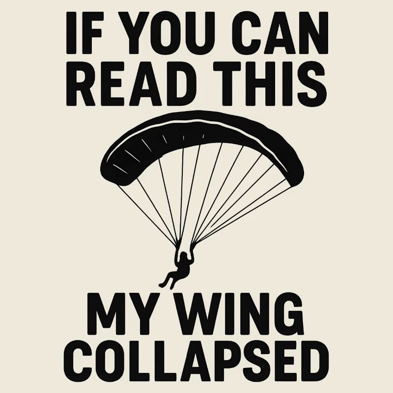 Funny Paragliding T-Shirt Gift Paraglider Pilot