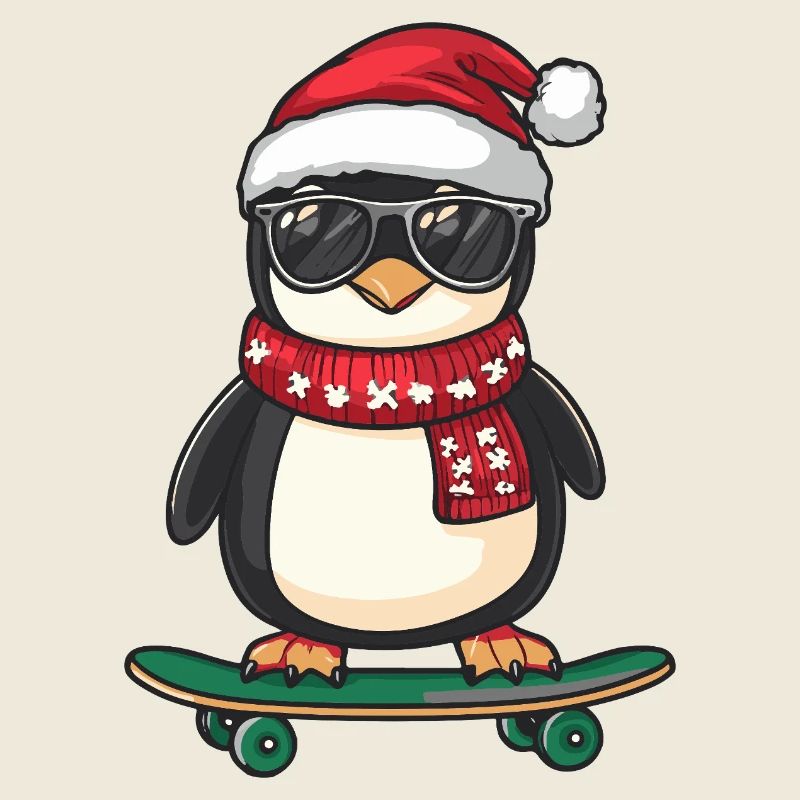 Penguin Christmas Funny