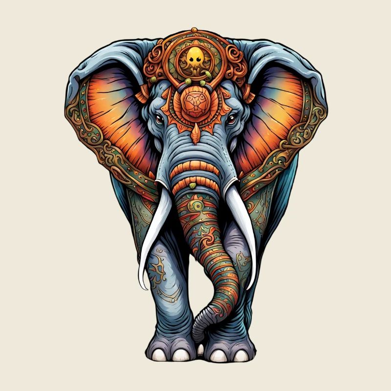 Ornament Elephant Motiv