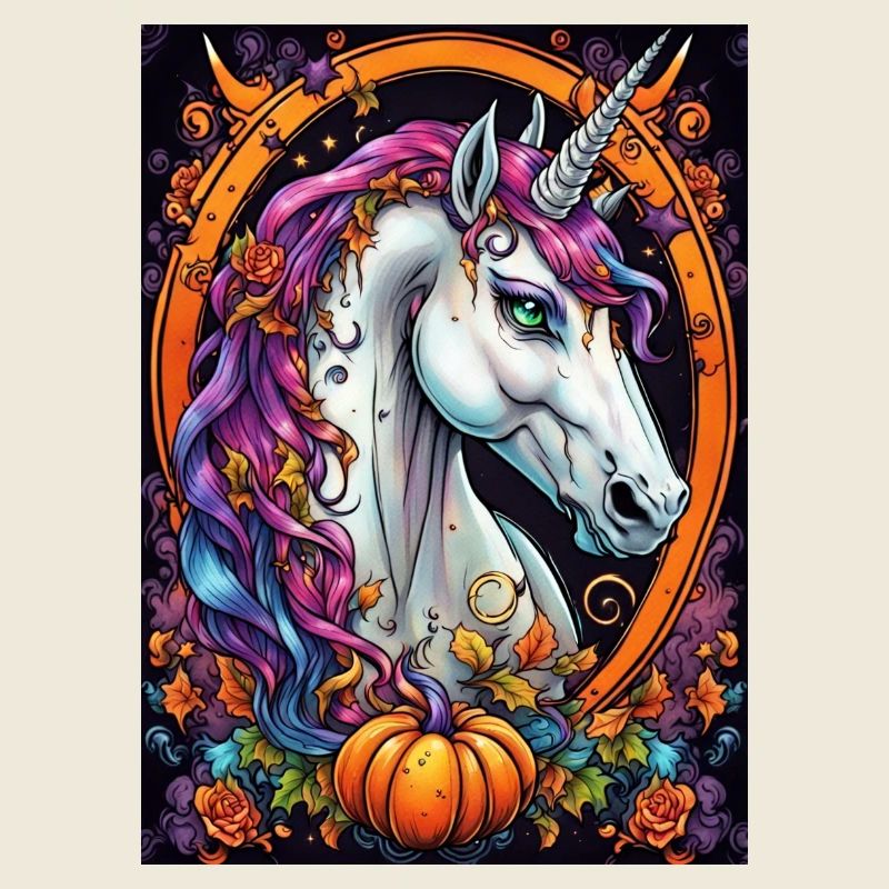 Farbtraum Unicorn im Herbstring