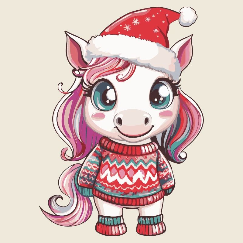 Einhorn Weihnachten