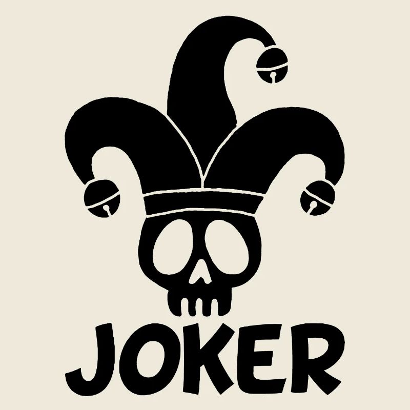 Black Joker Skull