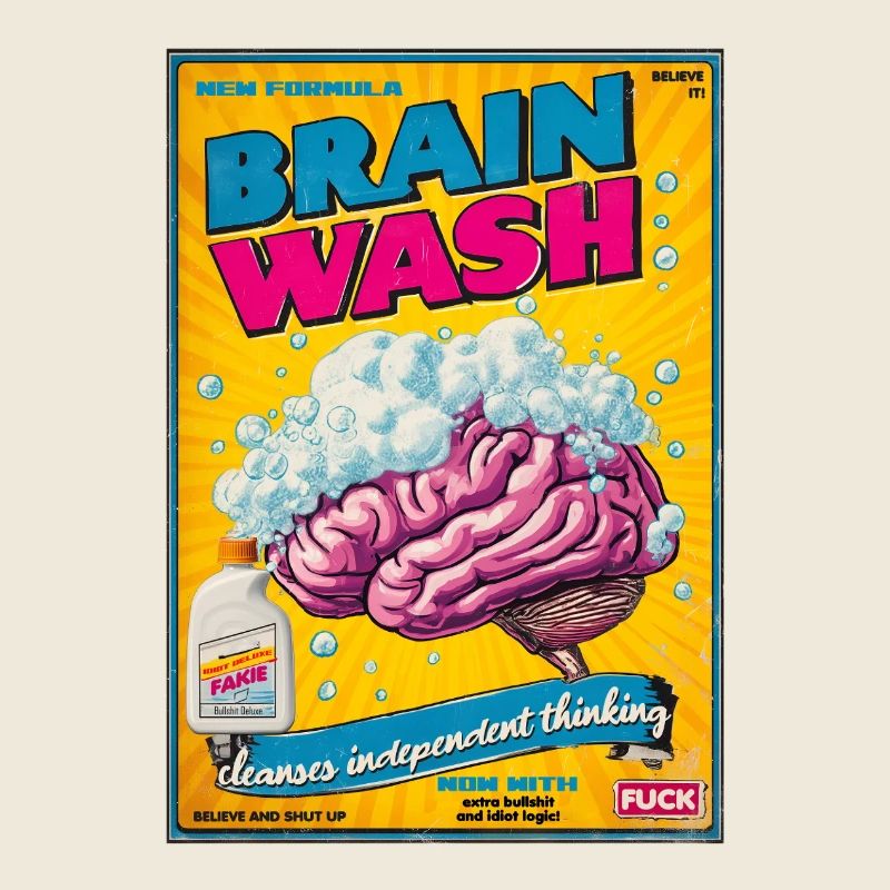 Gehirnwäsche Plakat
