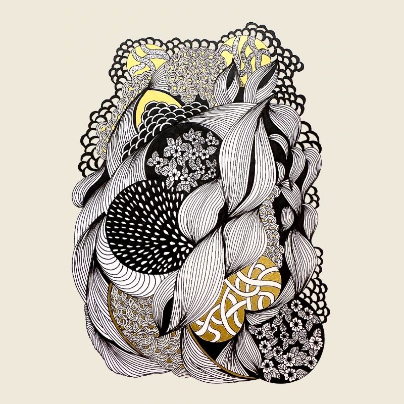 Intertwined Flower Pattern