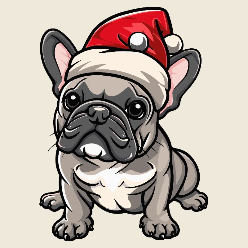 Buldog Français Chien Noël