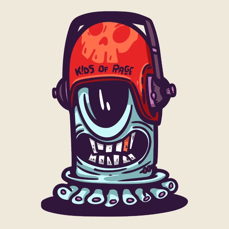 Schädel-Weltraumhelm