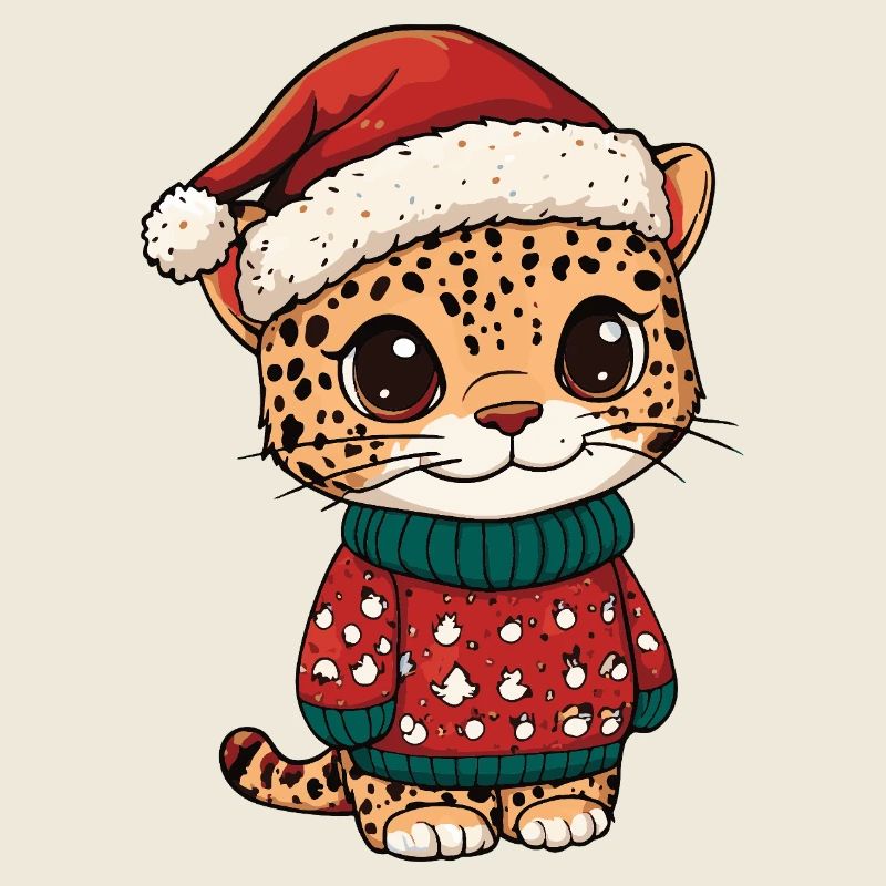 Noël de Noël léopard