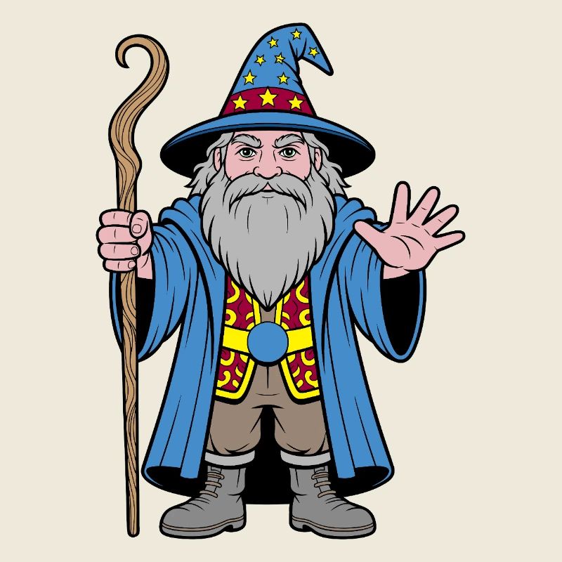 Magicien Cosmique au Chapeau étoilé