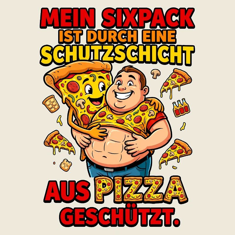 Pizza Sixpack Schutzschicht Meme