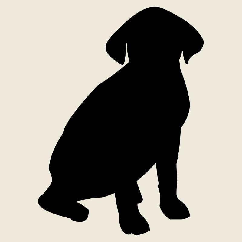 Silhouette de chien