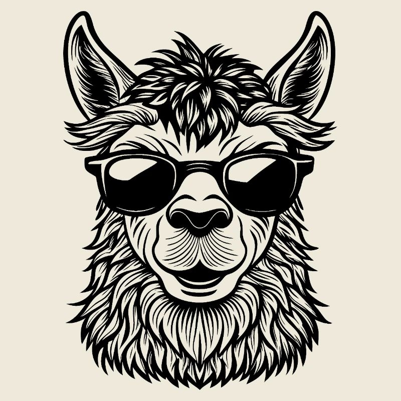 Lama-Gesicht