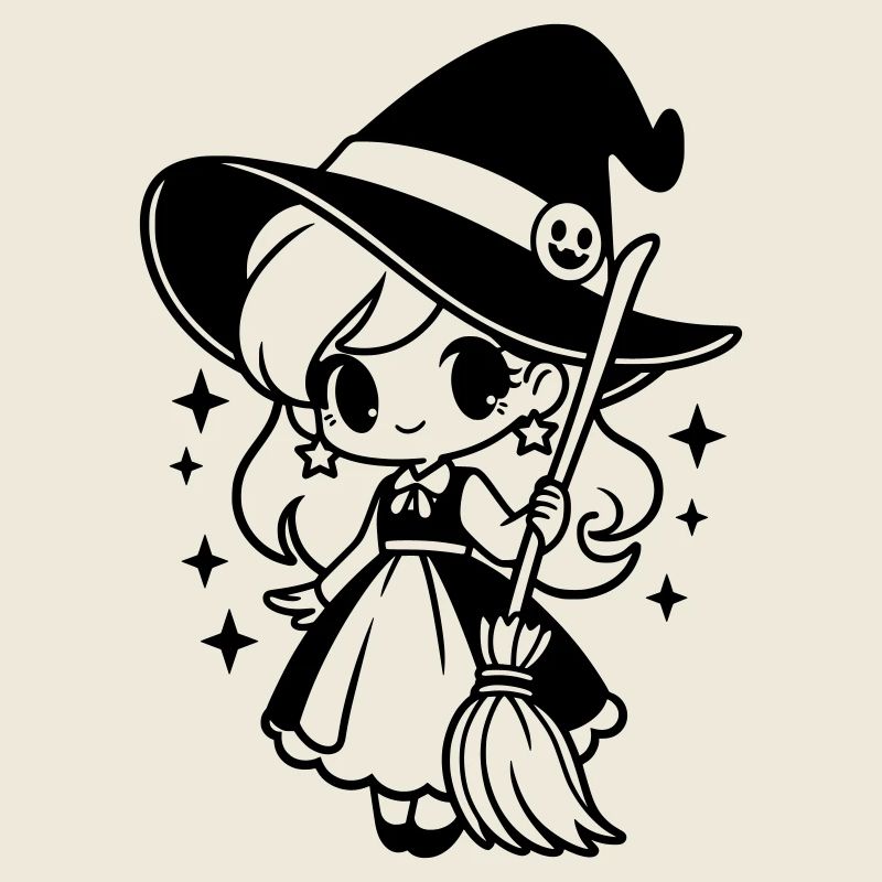 Cute Halloween Witch