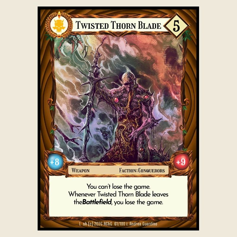 Twisted Thorn Blade
