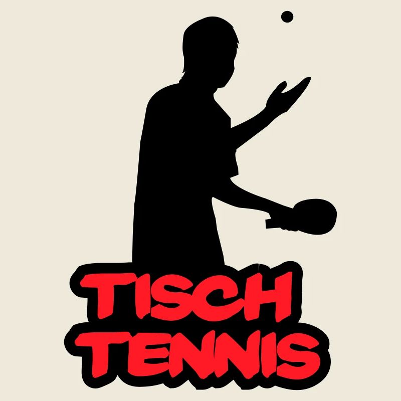 Lettrage rétro tennis de table
