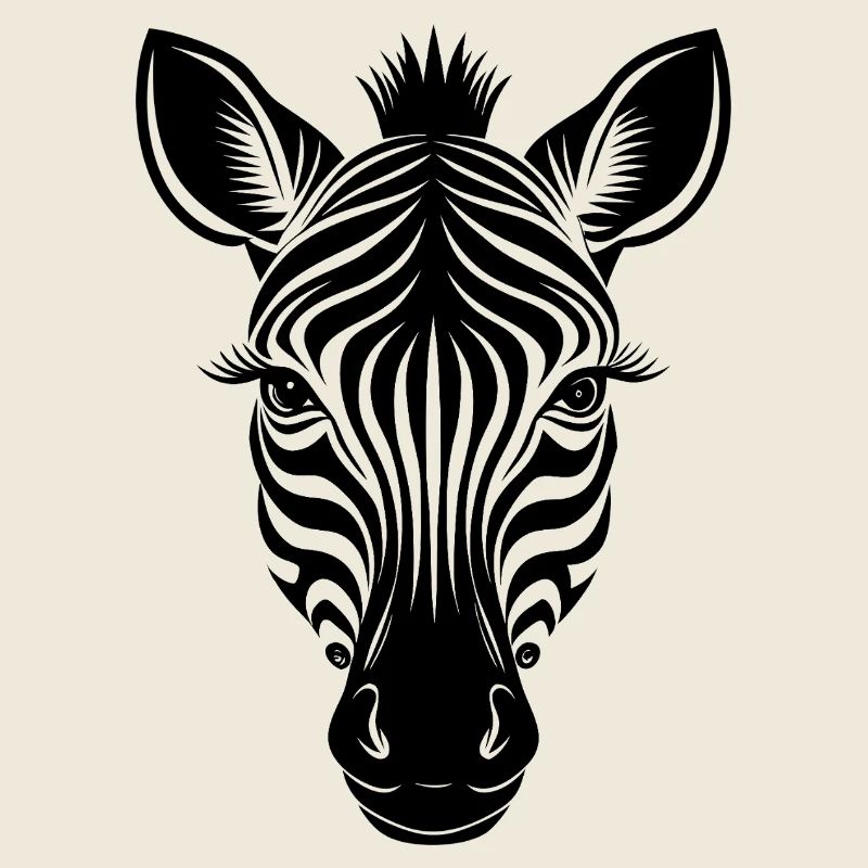 Zebragesicht