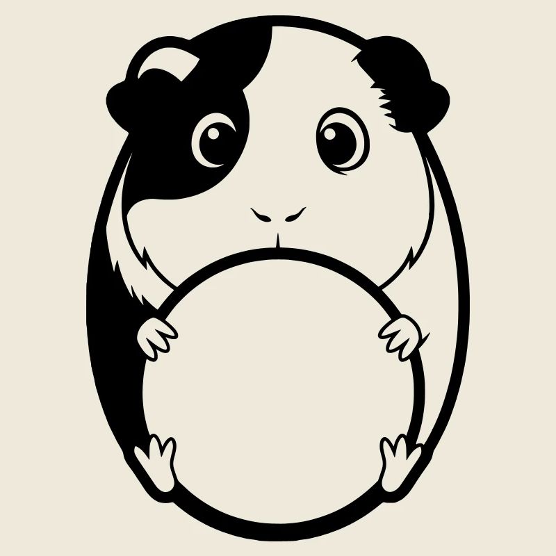 Dickes Meerschweinchen Comic