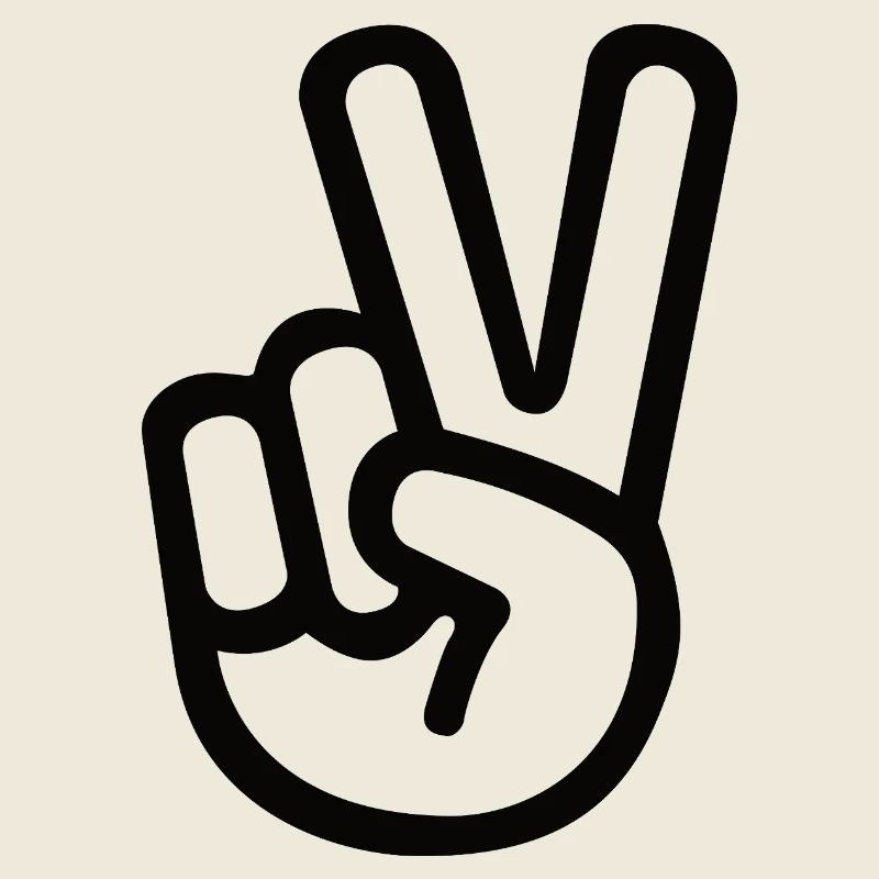 Peace Hand Sign – Victory Symbol