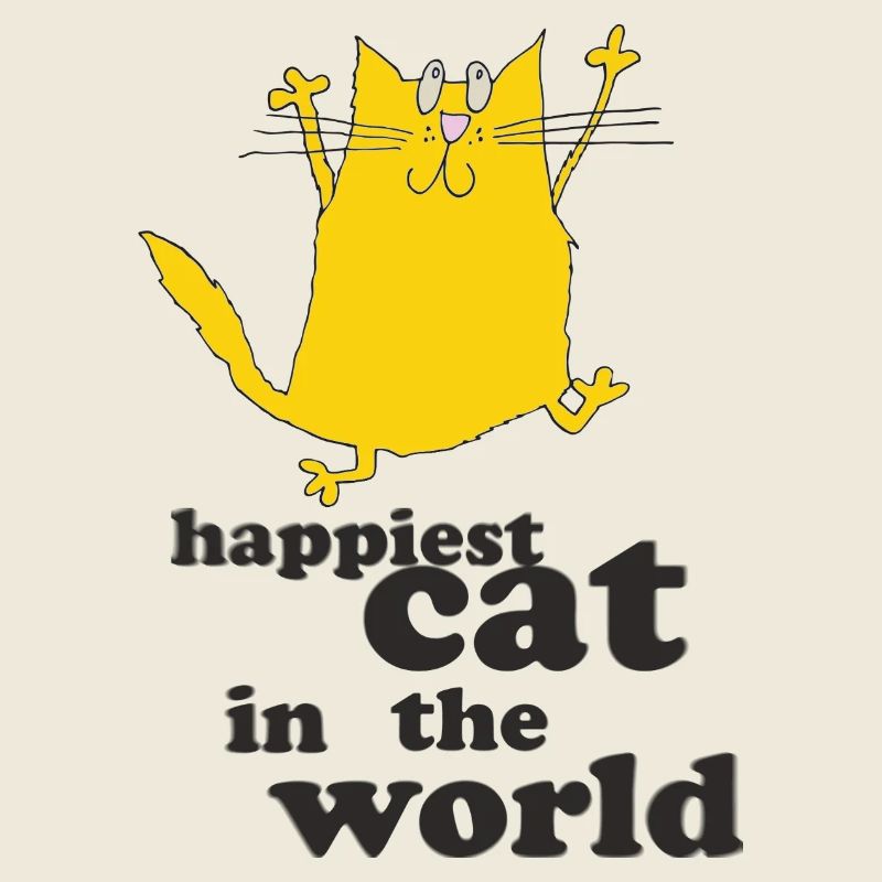 Le chat le plus heureux du monde
