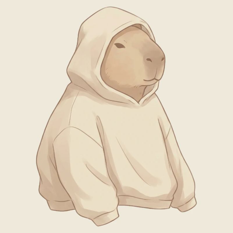 Sweat à capuche chameau : style urbain cosy