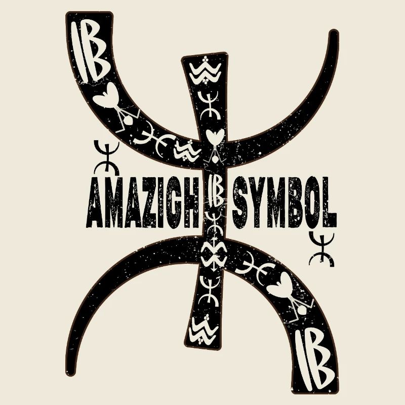 Amazigh-Symbol minimalistisches Tifinagh-Design.