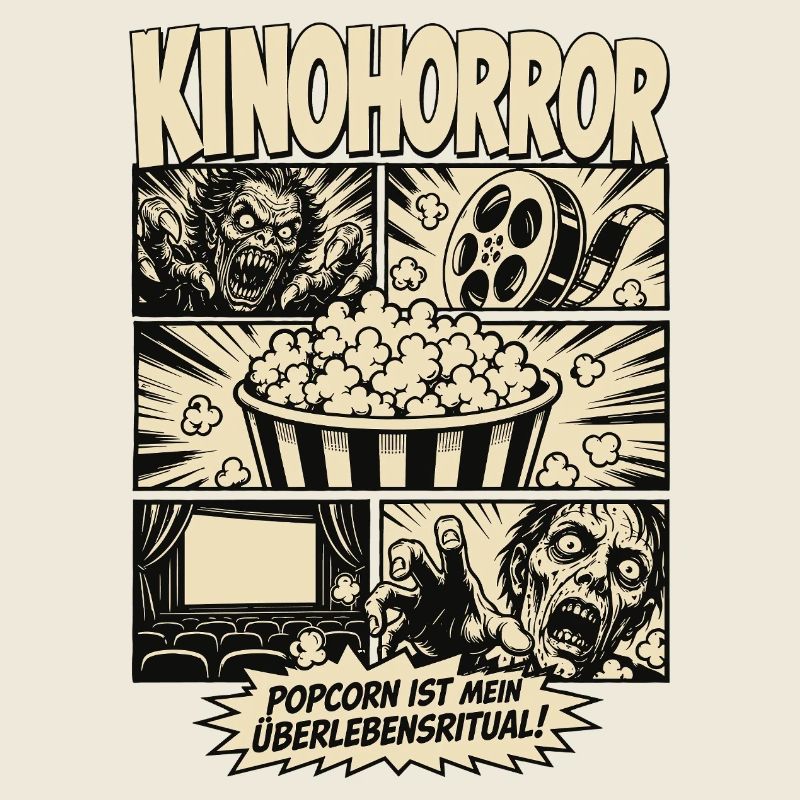 Kino Horror Popcorn Überlebensritual