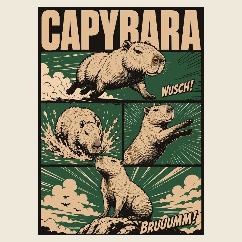 Chilliges Capybara Comic