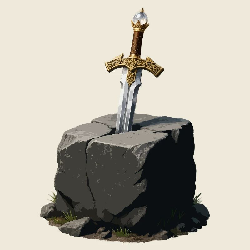 Épée dans le Rocher Excalibur