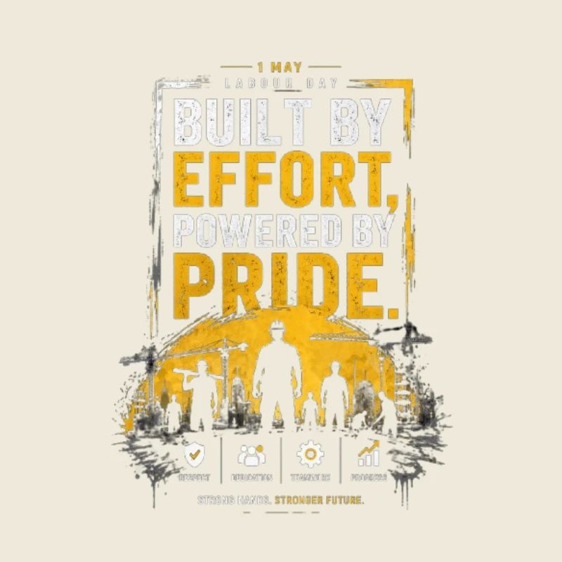 Built by Effort, Powered by Pride labord day