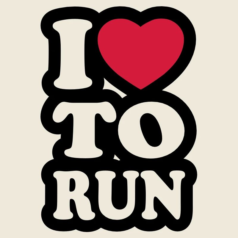 I love to run - J'aime courir