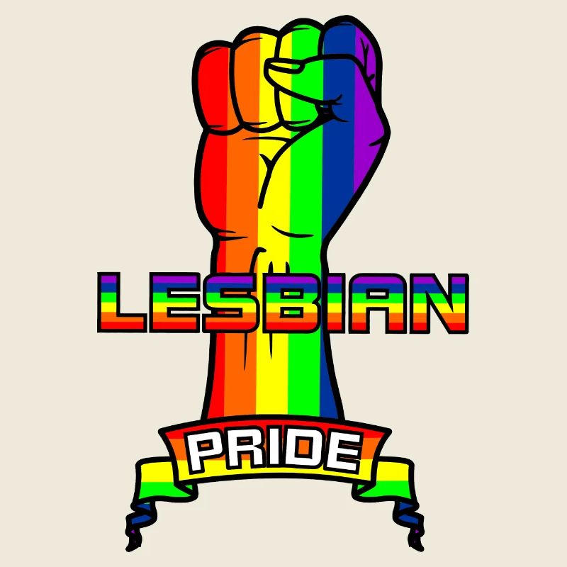 Rainbow lesbians proud