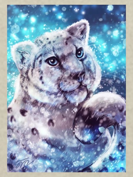 Die Schneeleopardin