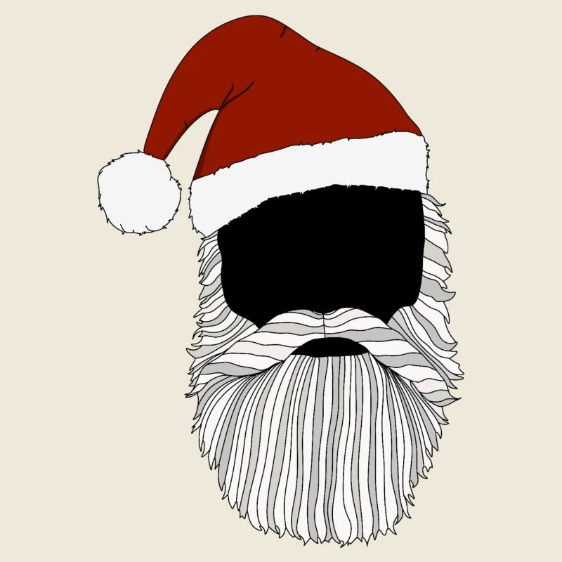 Père Noël hipster