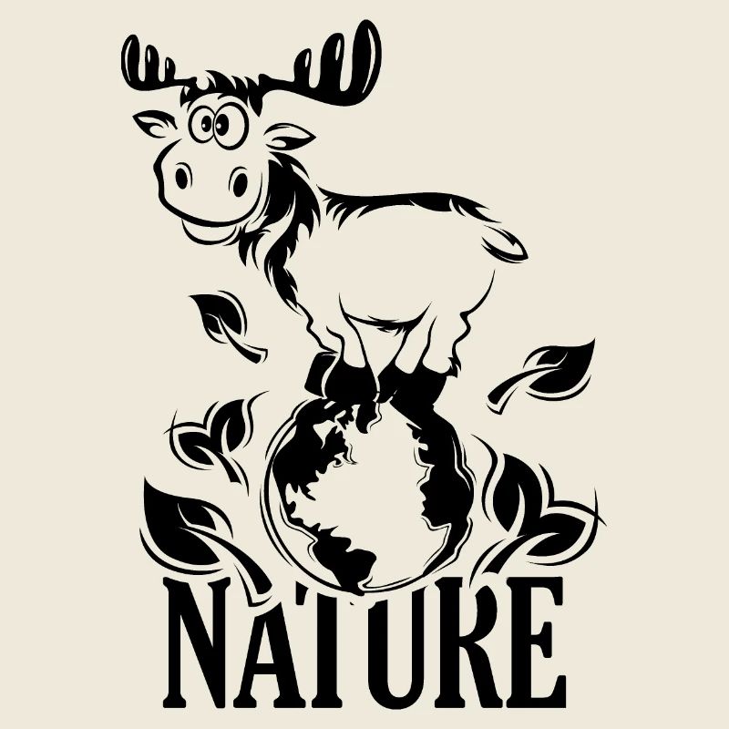 Elk Animals Deer Illustration Symbol Logo icon