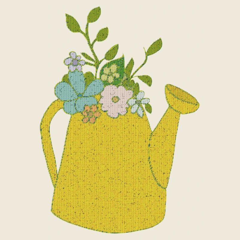 Watering can fabric