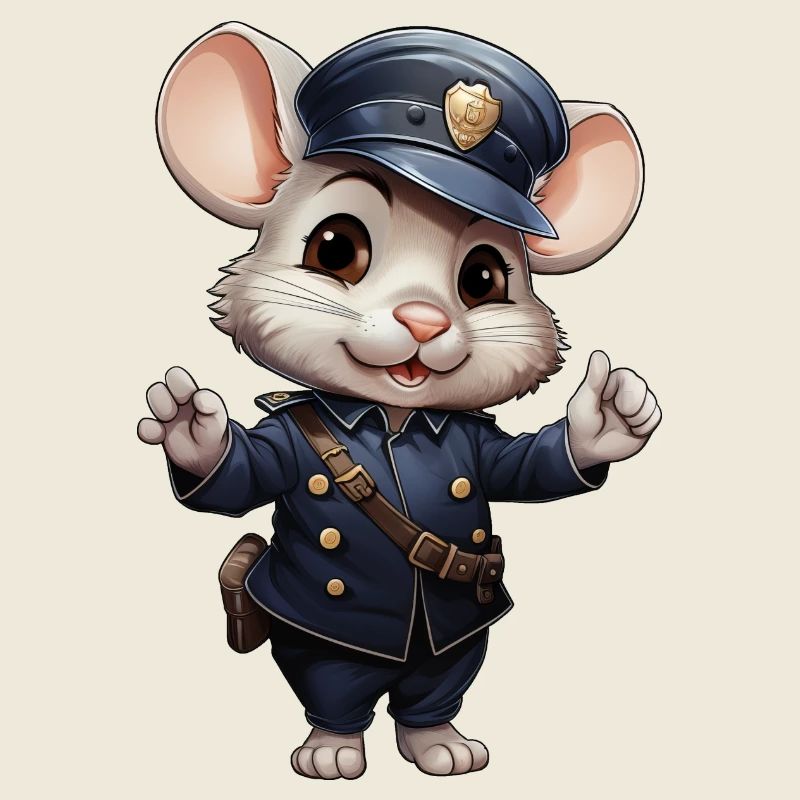 Mäuse Polizistin