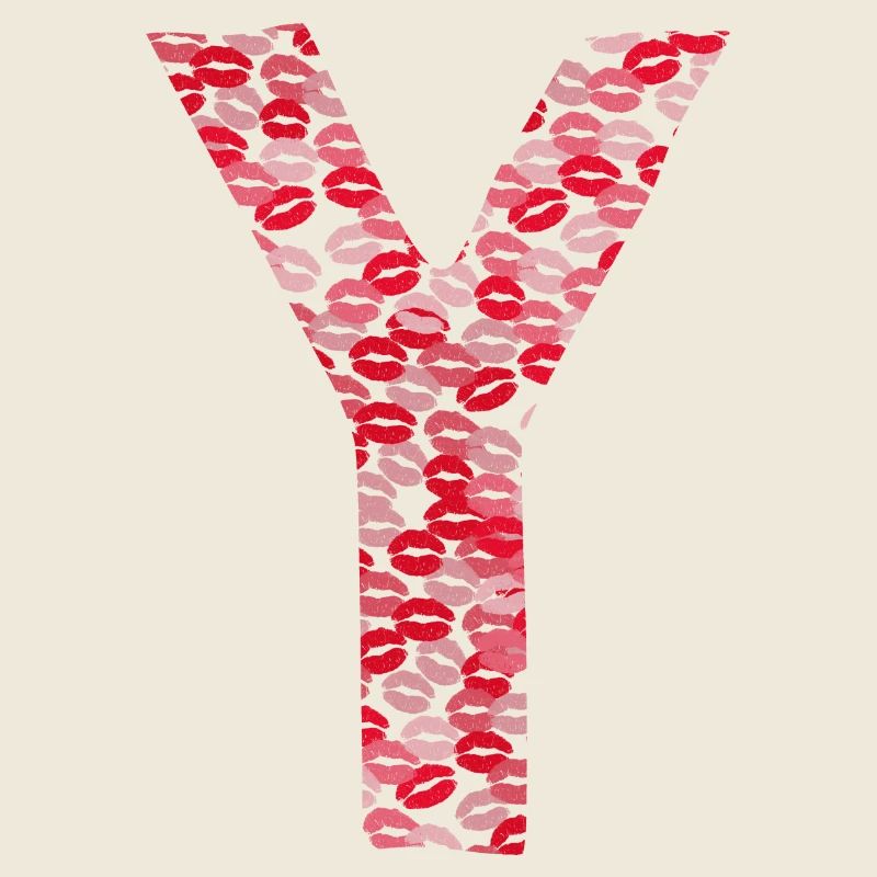 Lettre Y -bisous tshirt et cadeaux