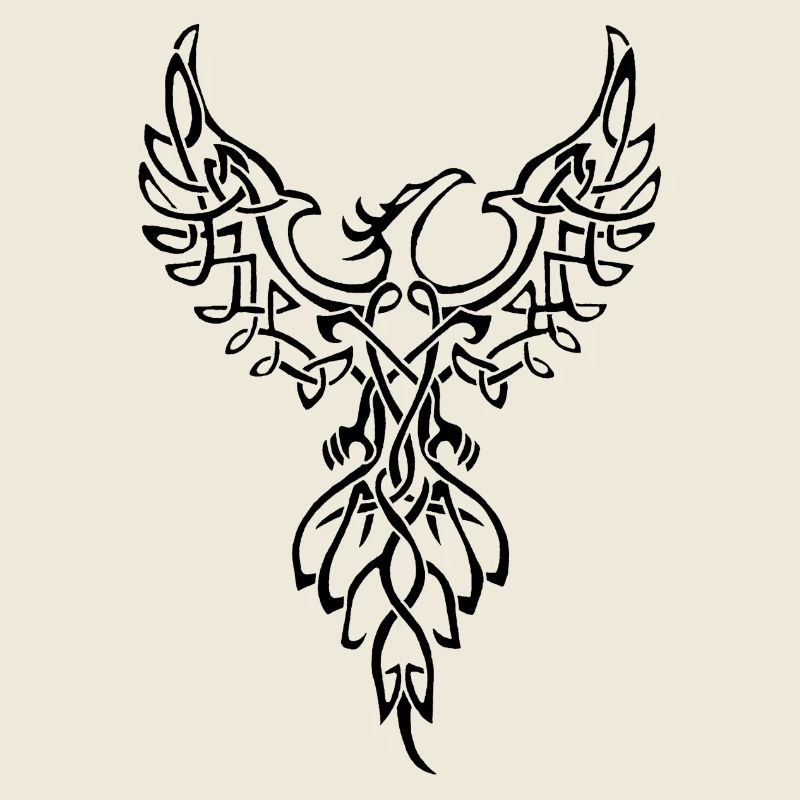 Schwarzes Phönix-Symbol