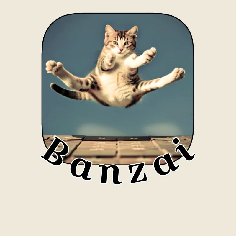 Chat sauteur sur le clavier