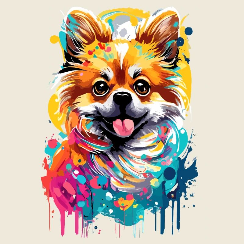 Deutscher Spitz - Zwergspitz Pomeranian Hund