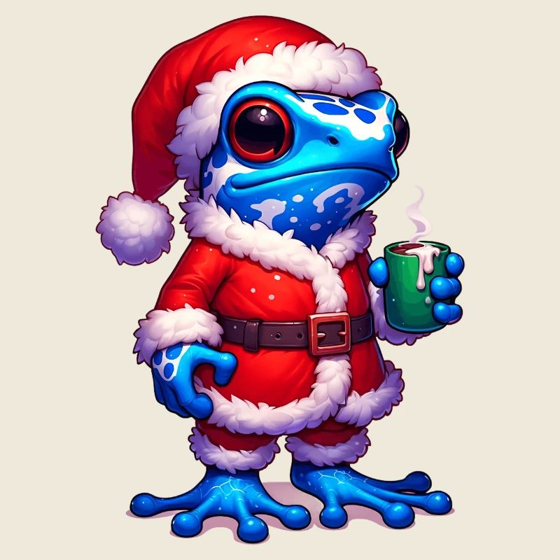 Père Noël, grenouille empoisonnée